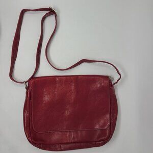 Vintage LeDonne Red Leather Purse
